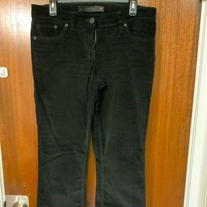 Next thin wale black corduroys boot cut